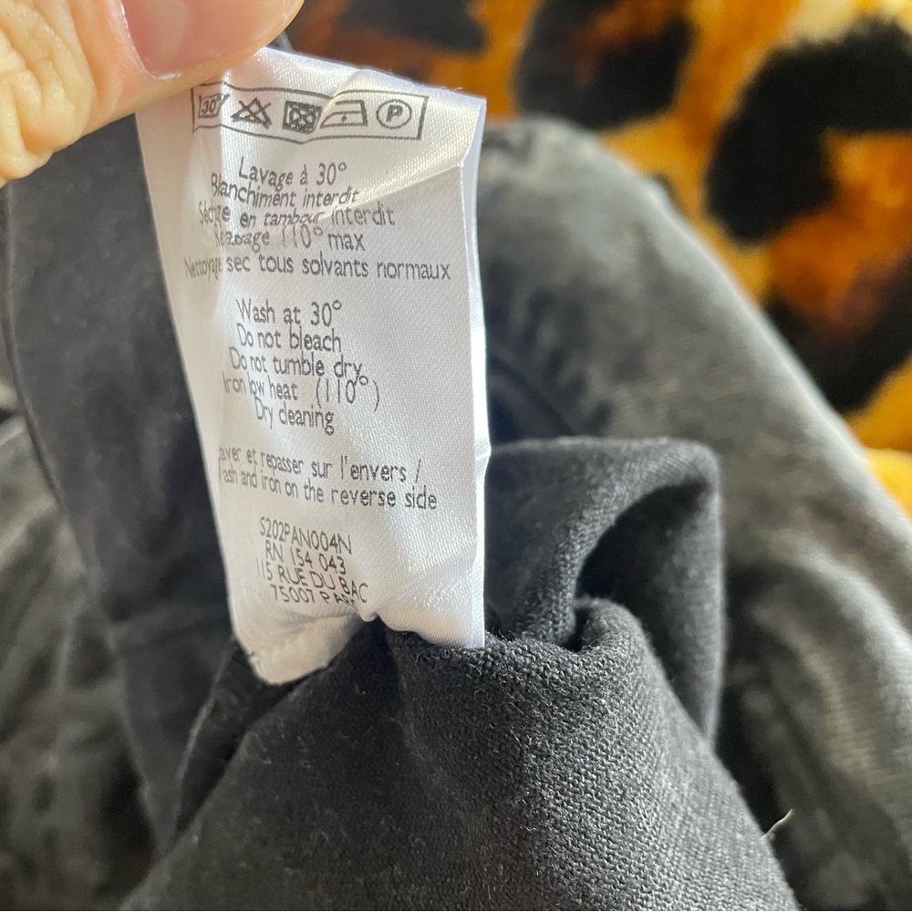 Sezane Austin Trousers Washed Black Jeans - Picture 10 of 14